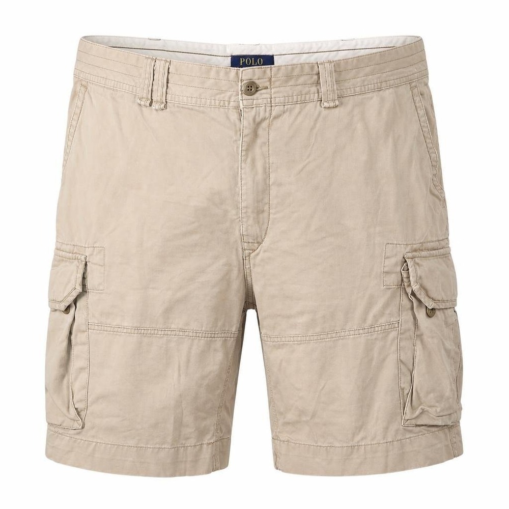 Polo Ralph Lauren Cargo Shorts Mens 46B Classic Chino Beige Utility Preppy Golf